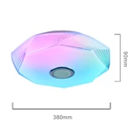 Smart Rainbow Music Ceiling Lamp D. 38cm BCR2403831-C