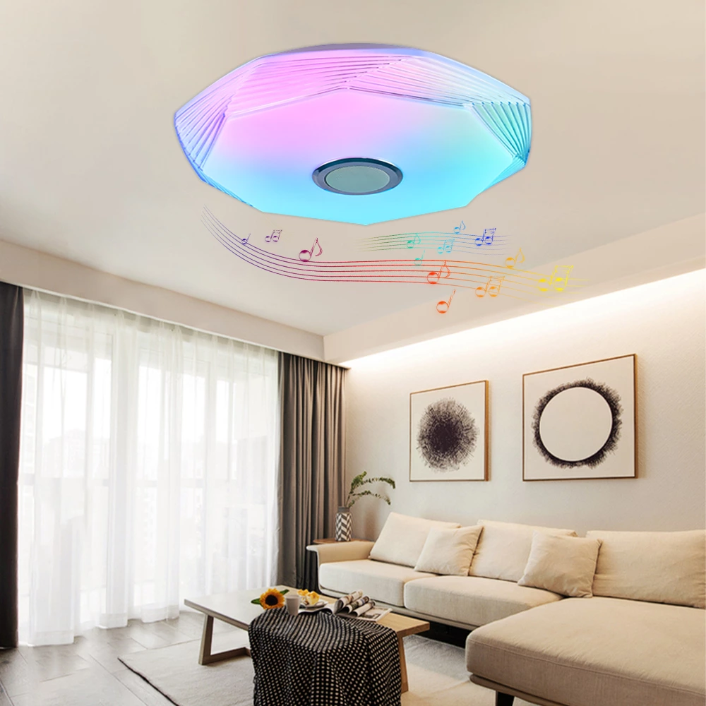 Smart Rainbow Music Ceiling Lamp D. 38cm BCR2403831-C