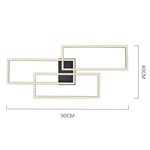 Plafón Estilo Sencillo Moderno 90x40cm PZ51004-58