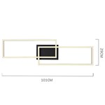 Moderne Deckenleuchte im schlichten Stil 101x29cm PZ1010006-36S