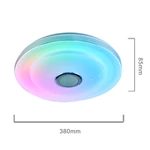 Smart Rainbow Music Ceiling Lamp D. 38cm BCR2403831-B