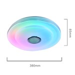 Plafón Smart Rainbow Music D. 38cm BCR2403831-B