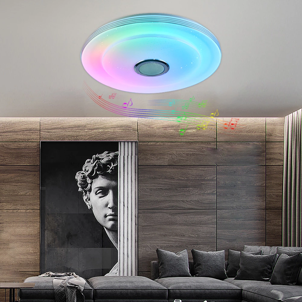 Smart Rainbow Music Ceiling Lamp D. 38cm BCR2403831-B