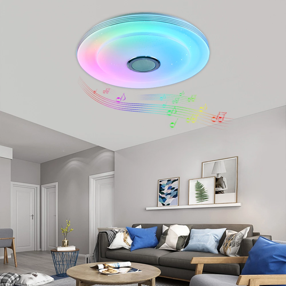 Smart Rainbow Music Ceiling Lamp D. 38cm BCR2403831-B