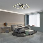 Luminária de teto de estilo simples moderno 47 cm PZ51002-36B