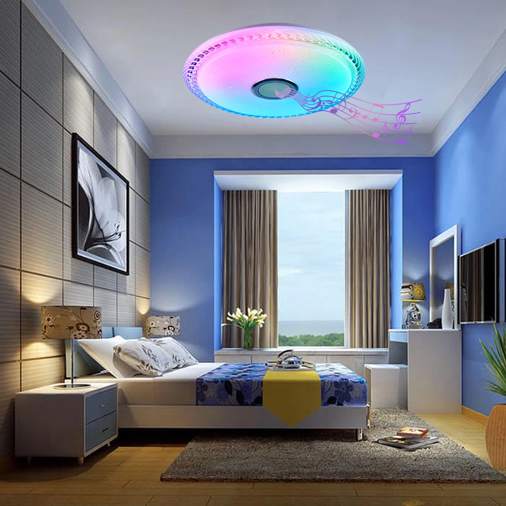 Smart Rainbow Music Ceiling Lamp D. 38cm BCR2403831-A