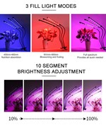 3-köpfiges LED-Pflanzenwachstumslicht