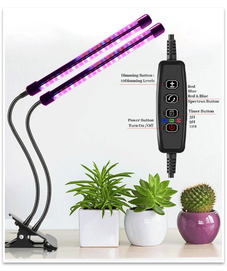 3 Head LED Plant Grow Light