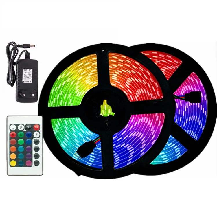 RGB 2835 LED 5M Strip Light With Remote Control