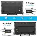 5050 RGB Faixa de LED de fundo de tela de TV com mudança de cor 3M