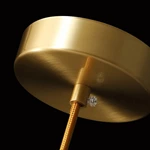 Luxury Crystal Copper Pendant Lamp D. 25 Eu906