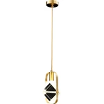 Luxury Crystal Copper Pendant Lamp D. 25 Eu906
