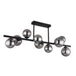 Glass Smoke Metal Brass Matte 38CM Height Pendent Lamp Wtith 9 Heads