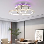Music Rhythm Color Change 104W Ceiling Lamp Φ480*H145mm