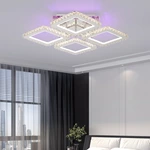 Music Rhythm Color Change 160W Ceiling Lamp 500*500*H115mm