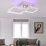 Music Rhythm Color Change 96W Ceiling Lamp 610*400*H115mm
