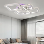 Music Rhythm Color Change 240W Ceiling Lamp 890*670*H145mm