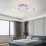 Music Rhythm Color Change 112W Ceiling Lamp 510*370*H115mm