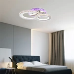 Music Rhythm Color Change 82W Ceiling Lamp 460*310*H115mm