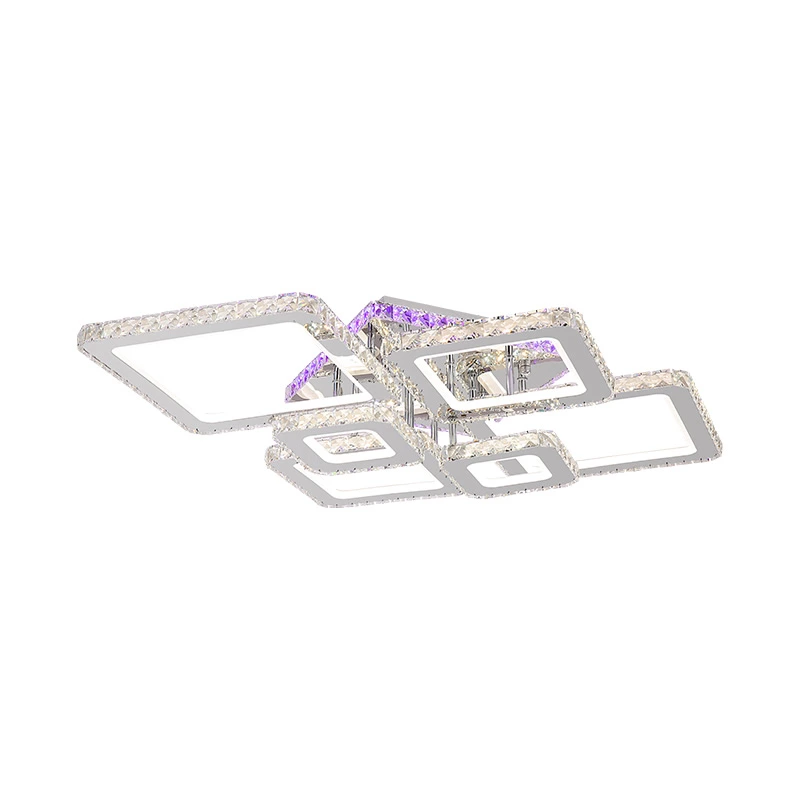 Music Rhythm Color Change 240W Ceiling Lamp 890*670*H145mm