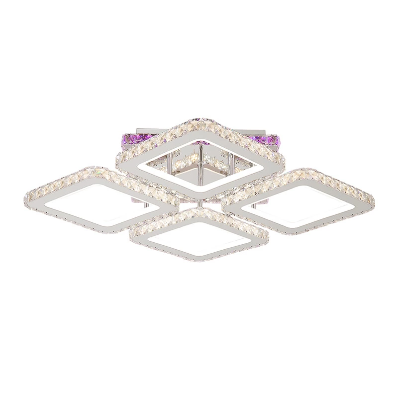 Music Rhythm Color Change 160W Ceiling Lamp 500*500*H115mm