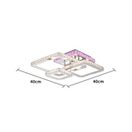 Music Rhythm Color Change 120W Ceiling Lamp 400*400*H145mm