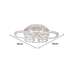 Music Rhythm Color Change 208W Ceiling Lamp 520*520*H115mm