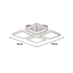 Music Rhythm Color Change 160W Ceiling Lamp 500*500*H115mm