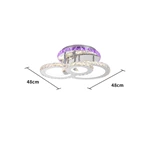 Music Rhythm Color Change 104W Ceiling Lamp Φ480*H145mm