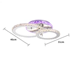 Music Rhythm Color Change 82W Ceiling Lamp 460*310*H115mm