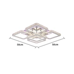 Music Rhythm Color Change 200W Ceiling Lamp 500*500*H125mm