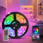 Joystar 20m 4848 RGB Remote and Bluetooth APP Control Smart LED Strip Light TZDD-04