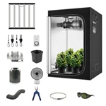 Joystar 480W LED Grow Light 47*47*78inch （120x120x200cm） Grow Tent Complete Set PHT-6
