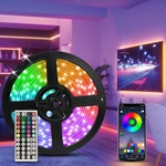 Joystar 30m 4848 RGB Remote and Bluetooth APP Control Smart LED Strip Light TZDD-06