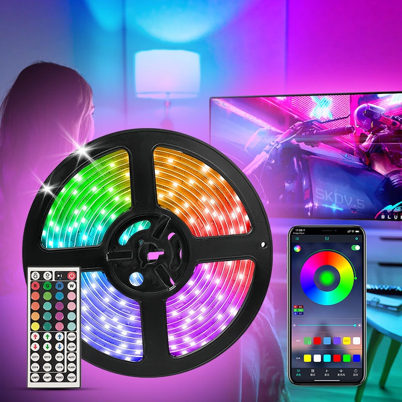 Joystar 40m 4848 RGB Remote and Bluetooth APP Control Smart LED Strip Light TZDD-07