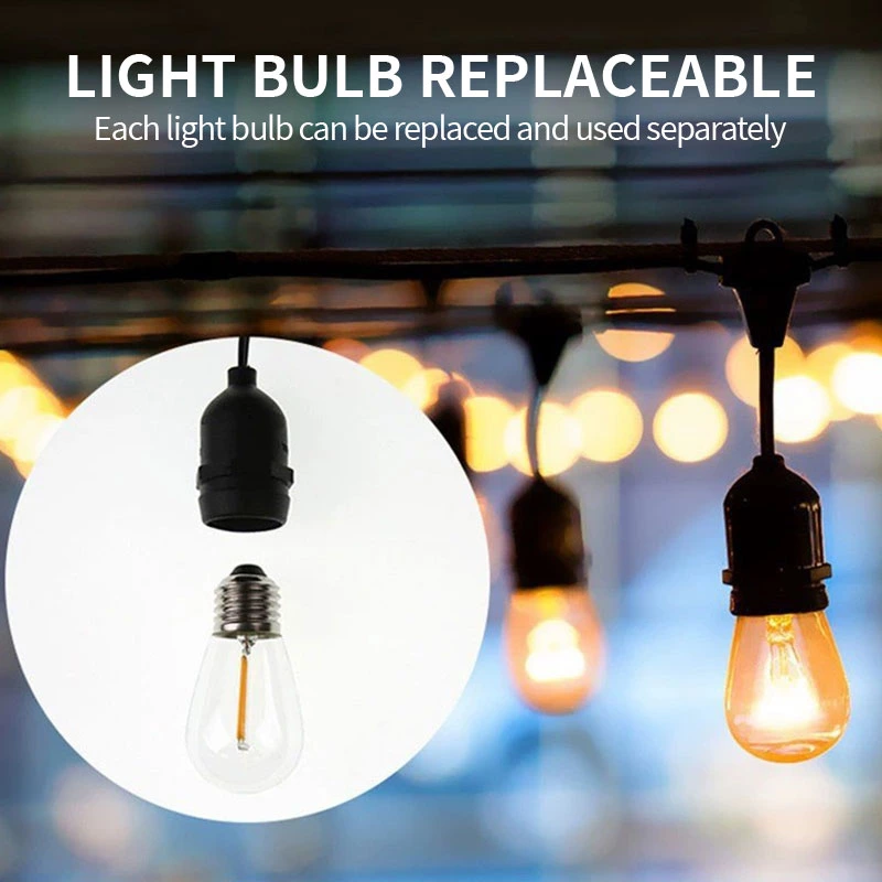 Joystar 5m Length 10 ST38 Bulbs IP44 Outdoor LED String BL-0510-006