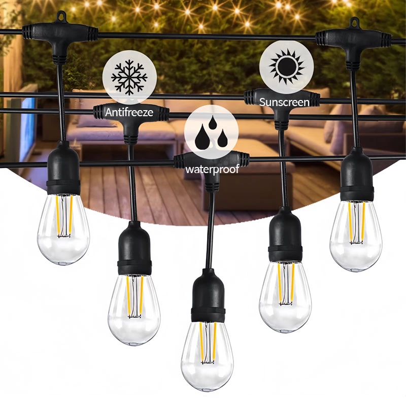 Joystar 5m Length 10 S14 Bulbs IP44 Outdoor LED String BL-0510-002